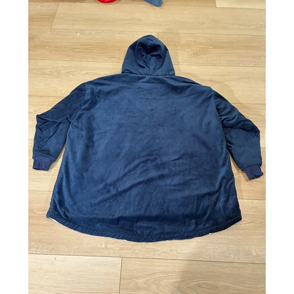The Comfy Original Oversized Blanket Sweatshirt Hoodie Navy Blue One Size - Picture 4 of 6